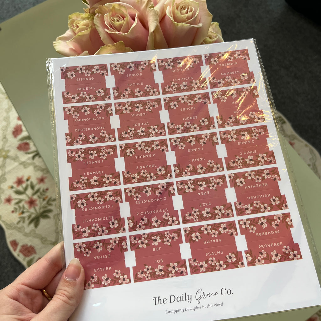 NWT Floral Bible Tabs