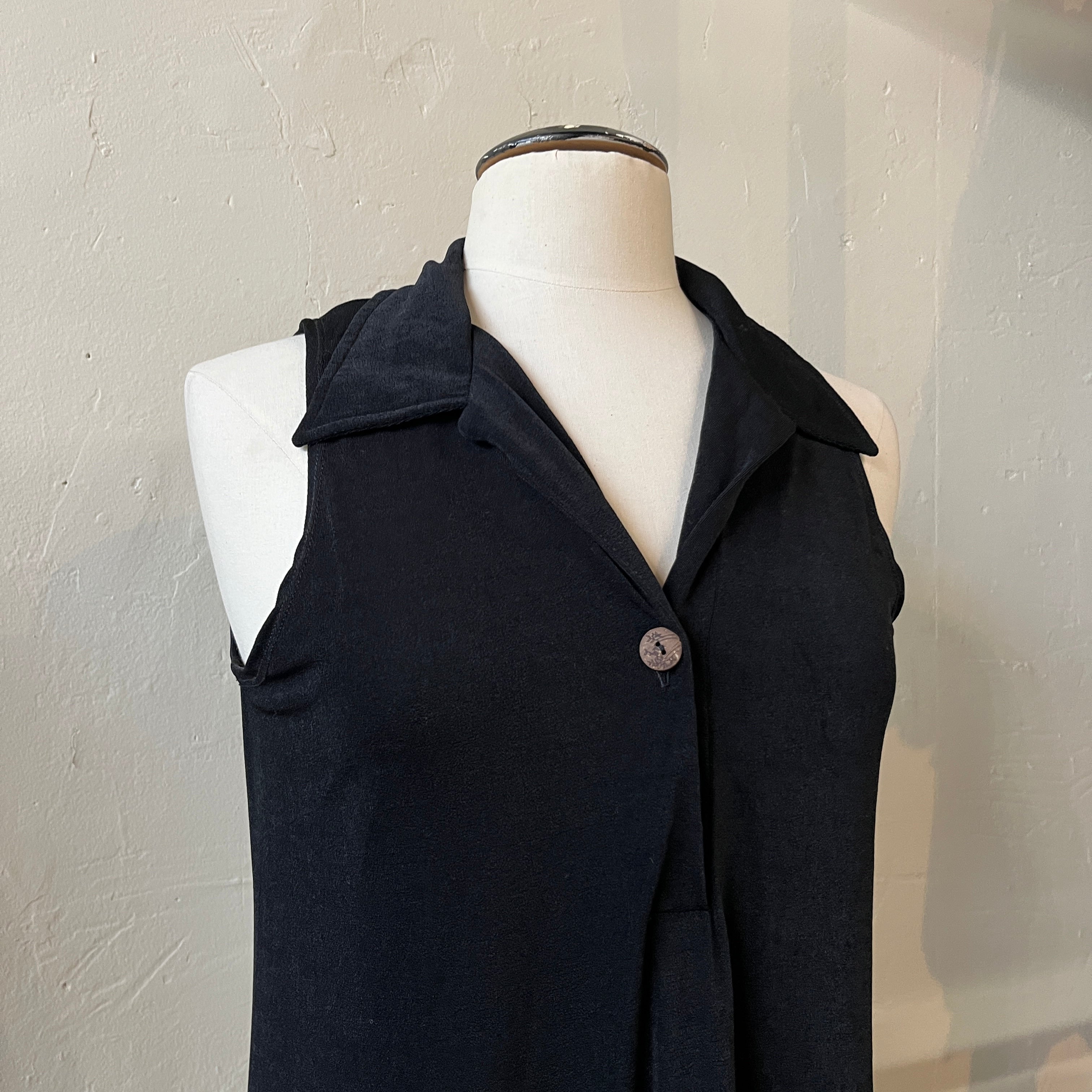 Vintage Black Dress (L)