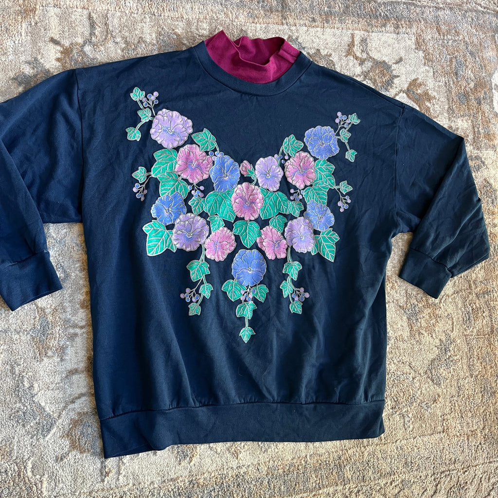 Floral Sweatshirt (1X)