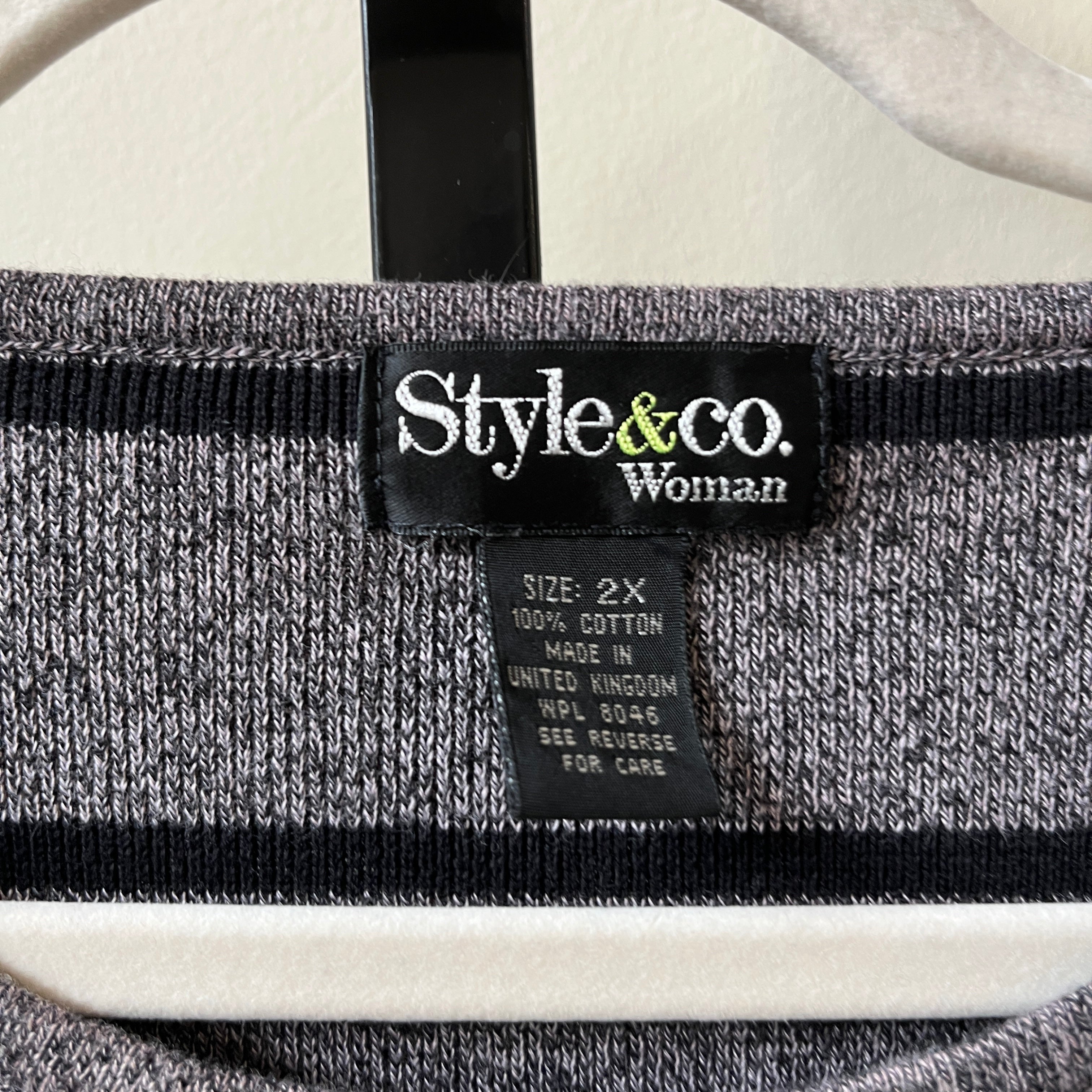Striped Sweater (2X)