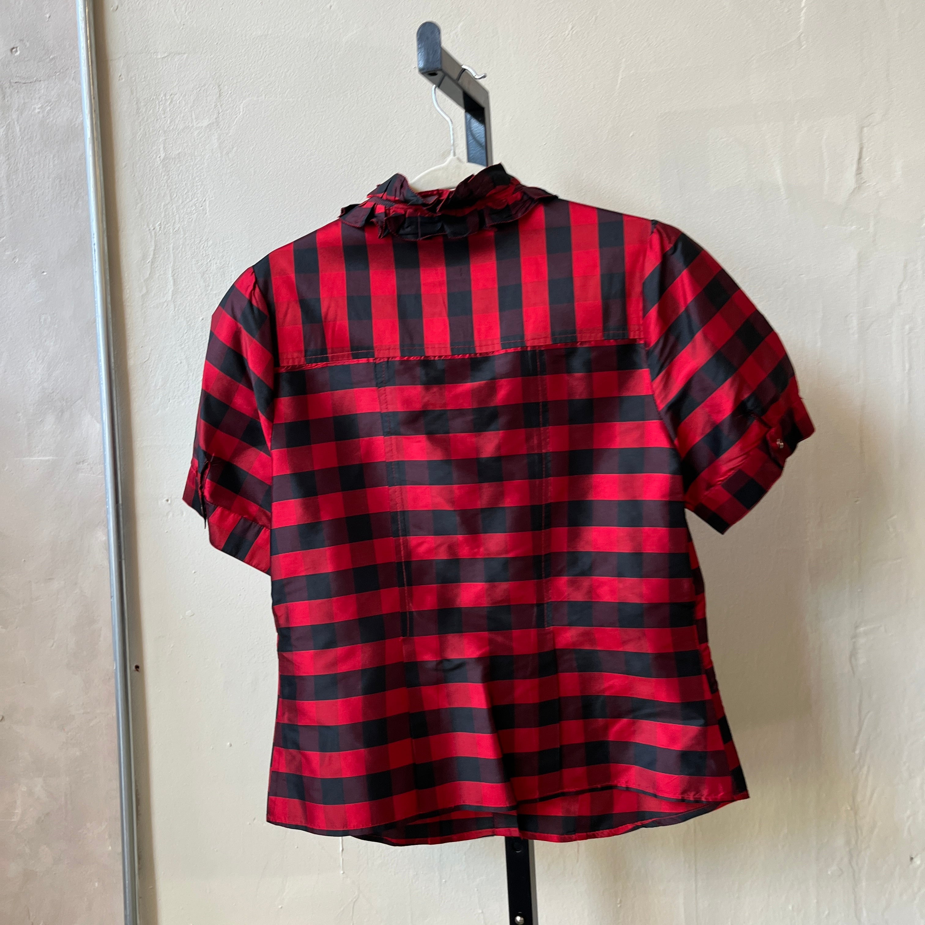 Red & Black Blouse (M)