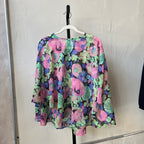 70s Floral Shawl (OS)