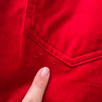 Red Velvet Jeans (28” waist)