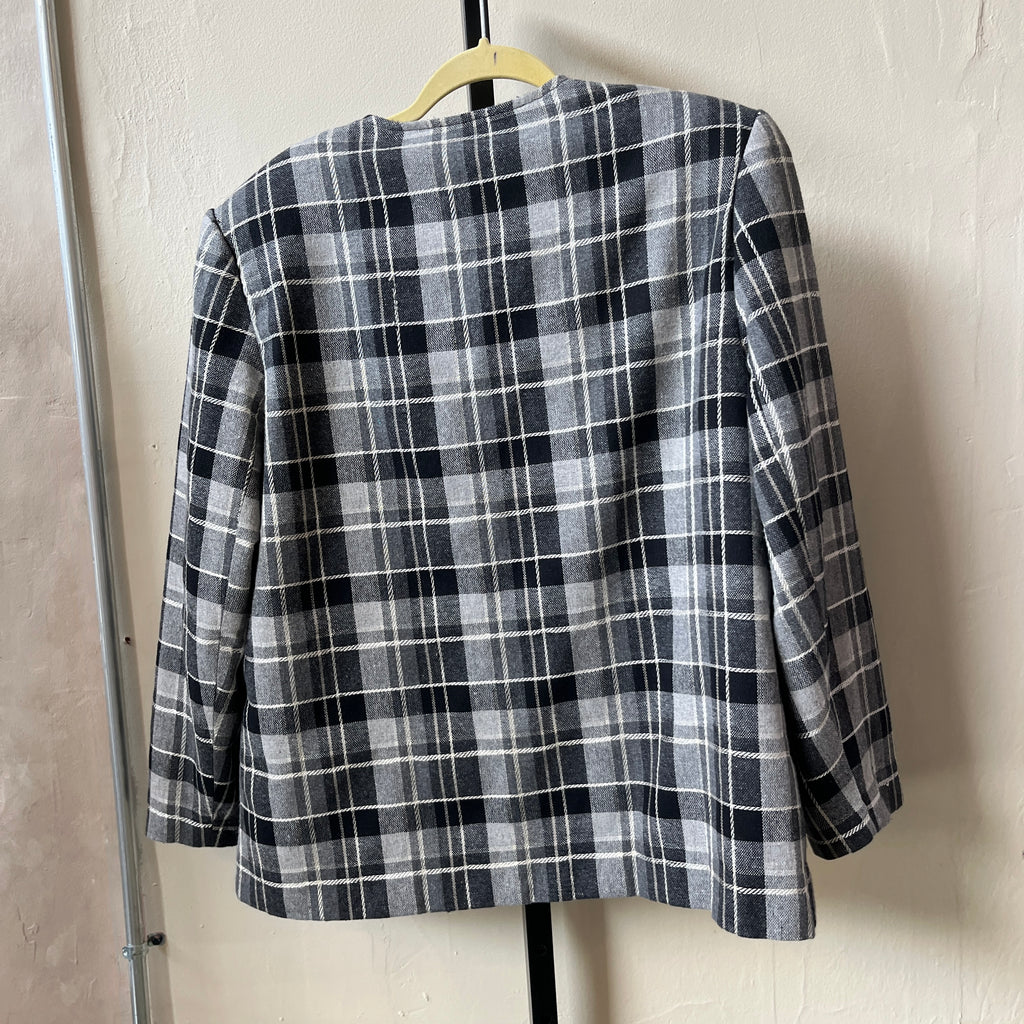 Plaid Blazer