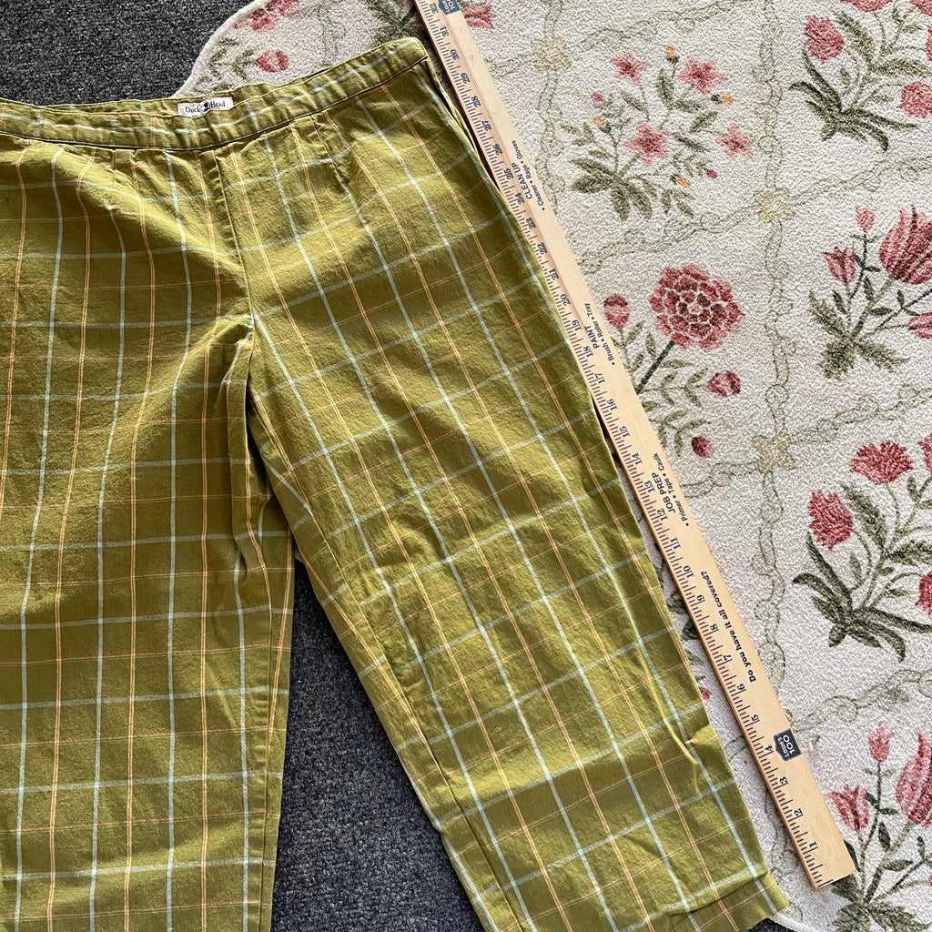 Green Plaid Capris (12)