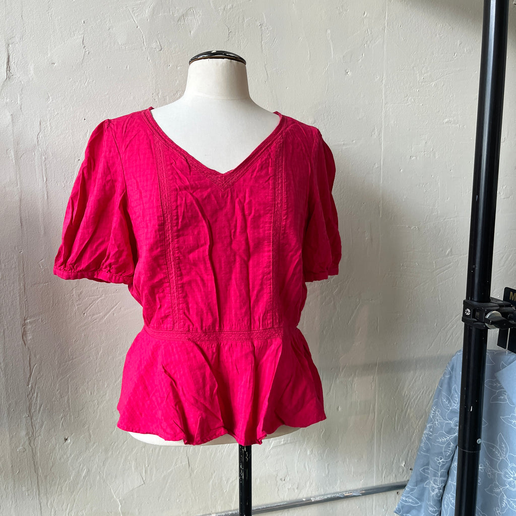 Hot Pink Blouse (M)