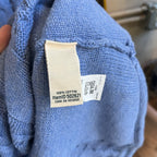 Blue Knit Turtleneck Sweater (M)