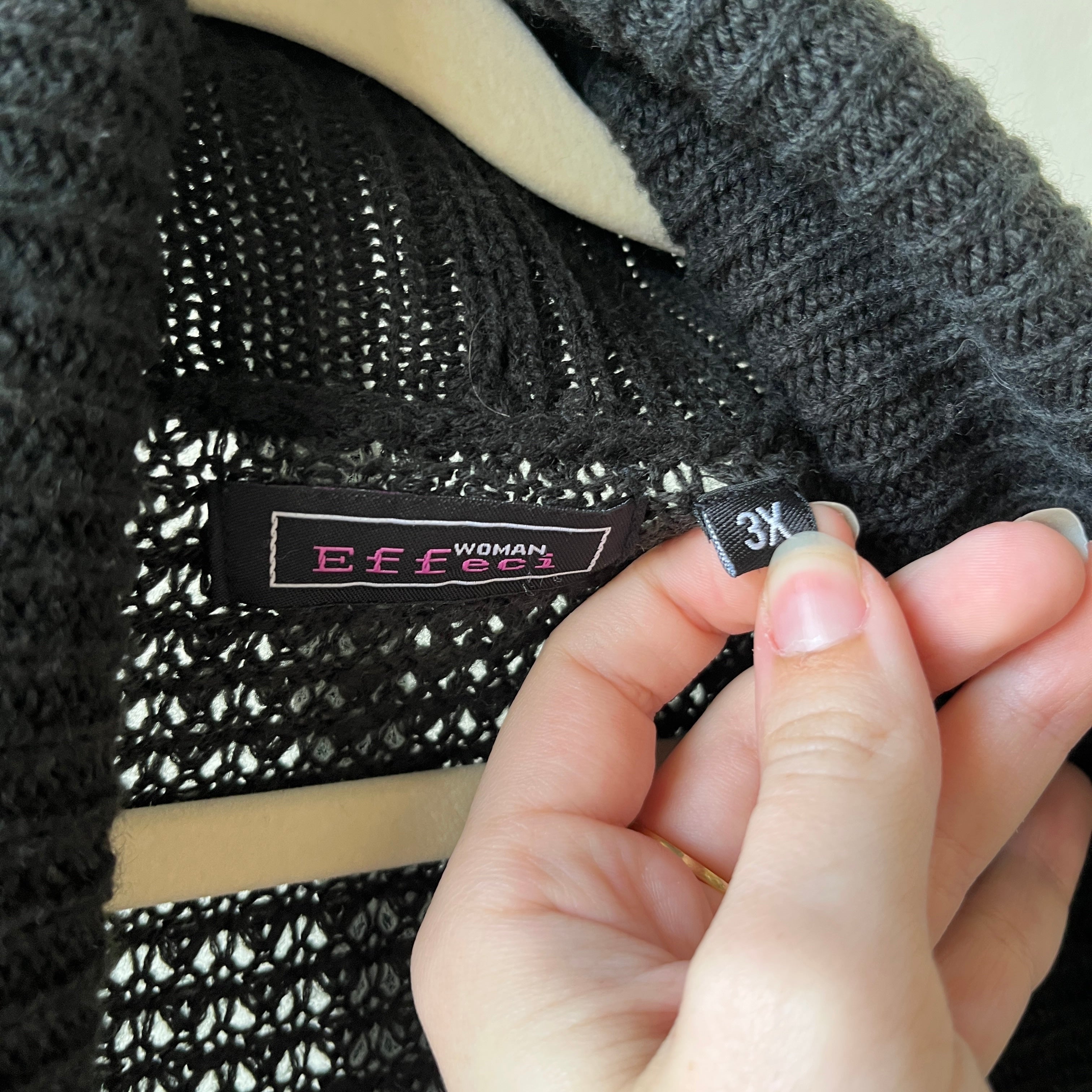 Black Cardigan (3X)