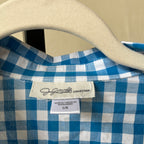 Blue Gingham Shirt (L)