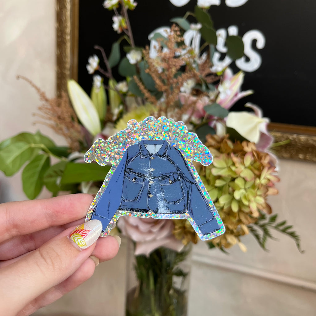 1 Glitter Sticker