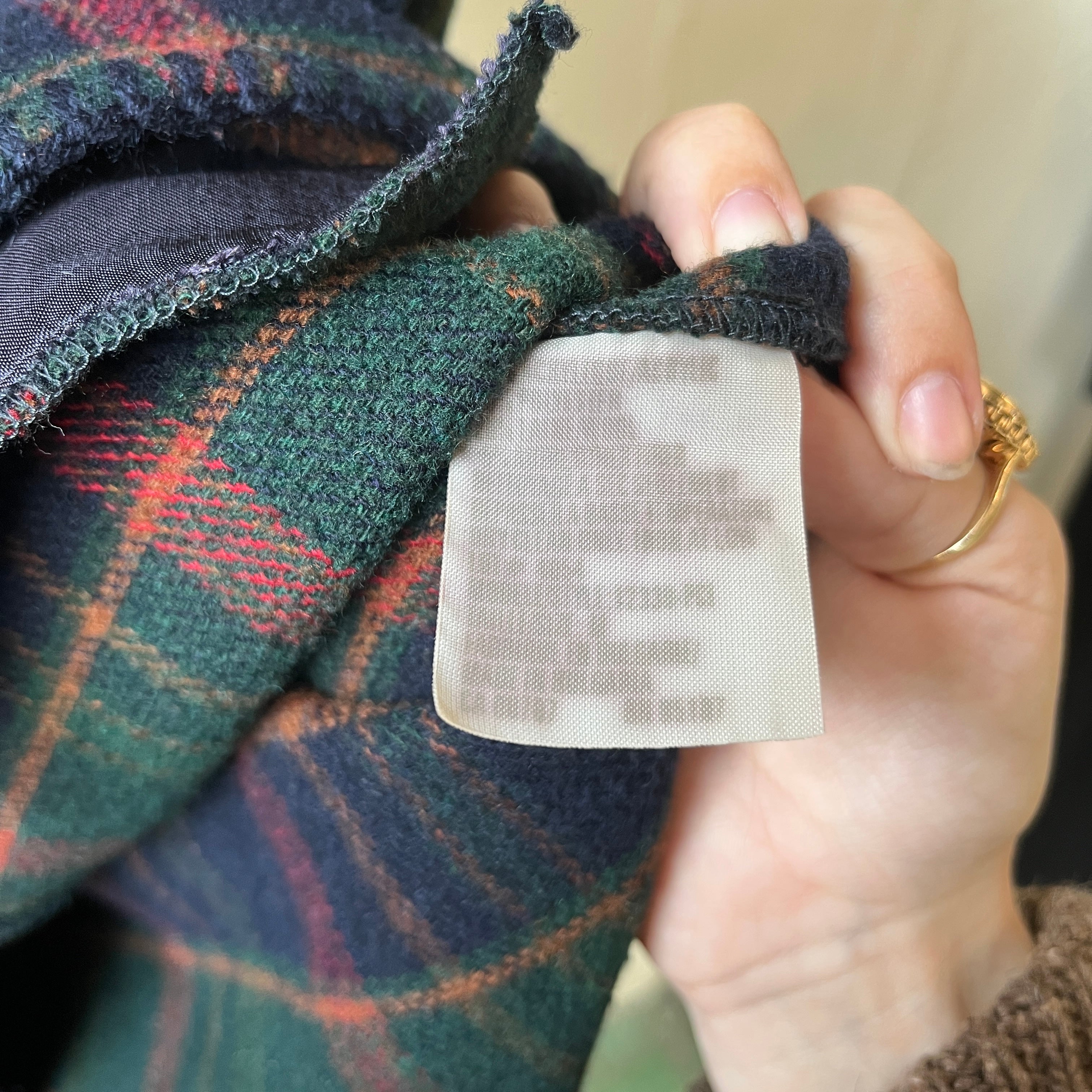 Plaid Vest (M)