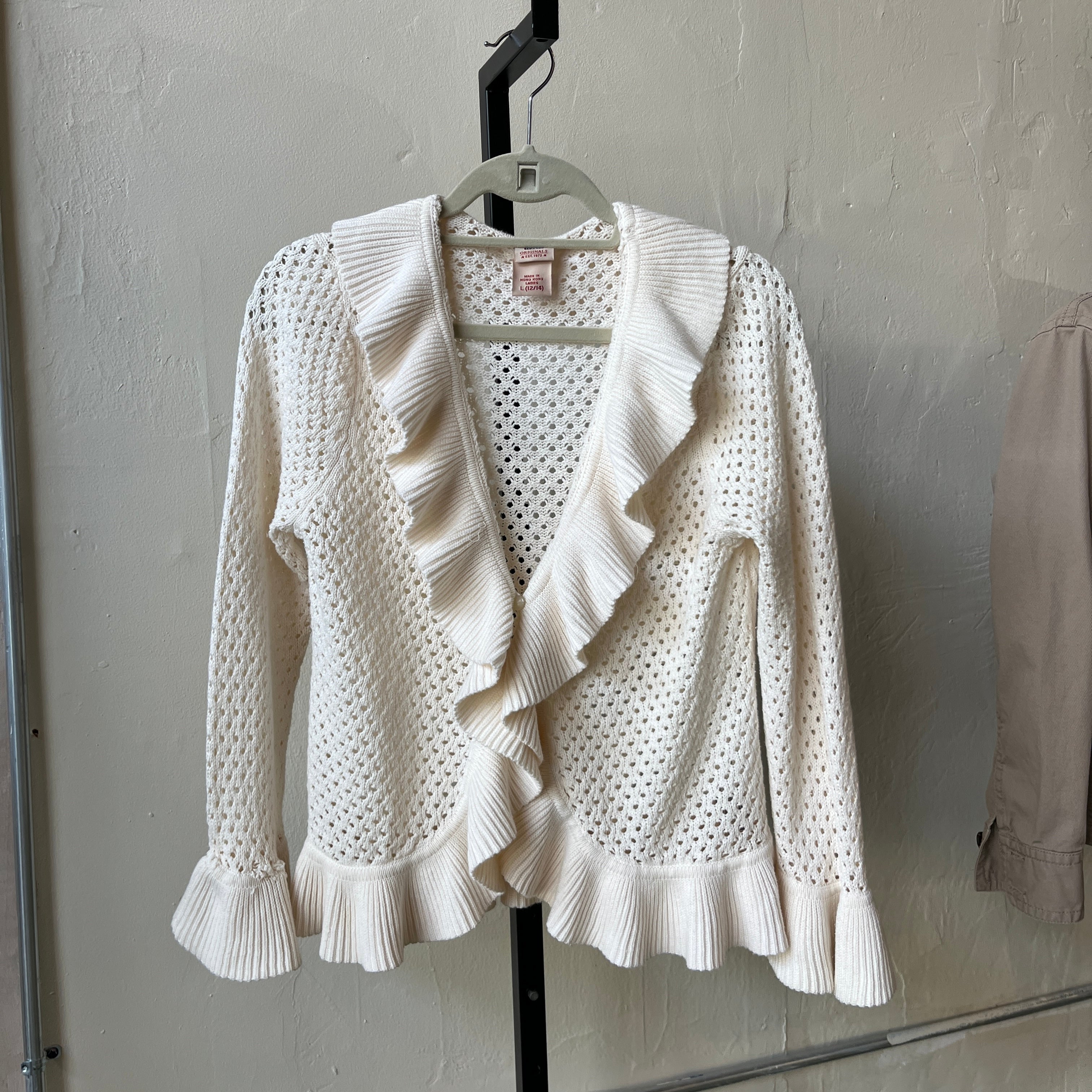 y2k Crochet Cardigan (L)