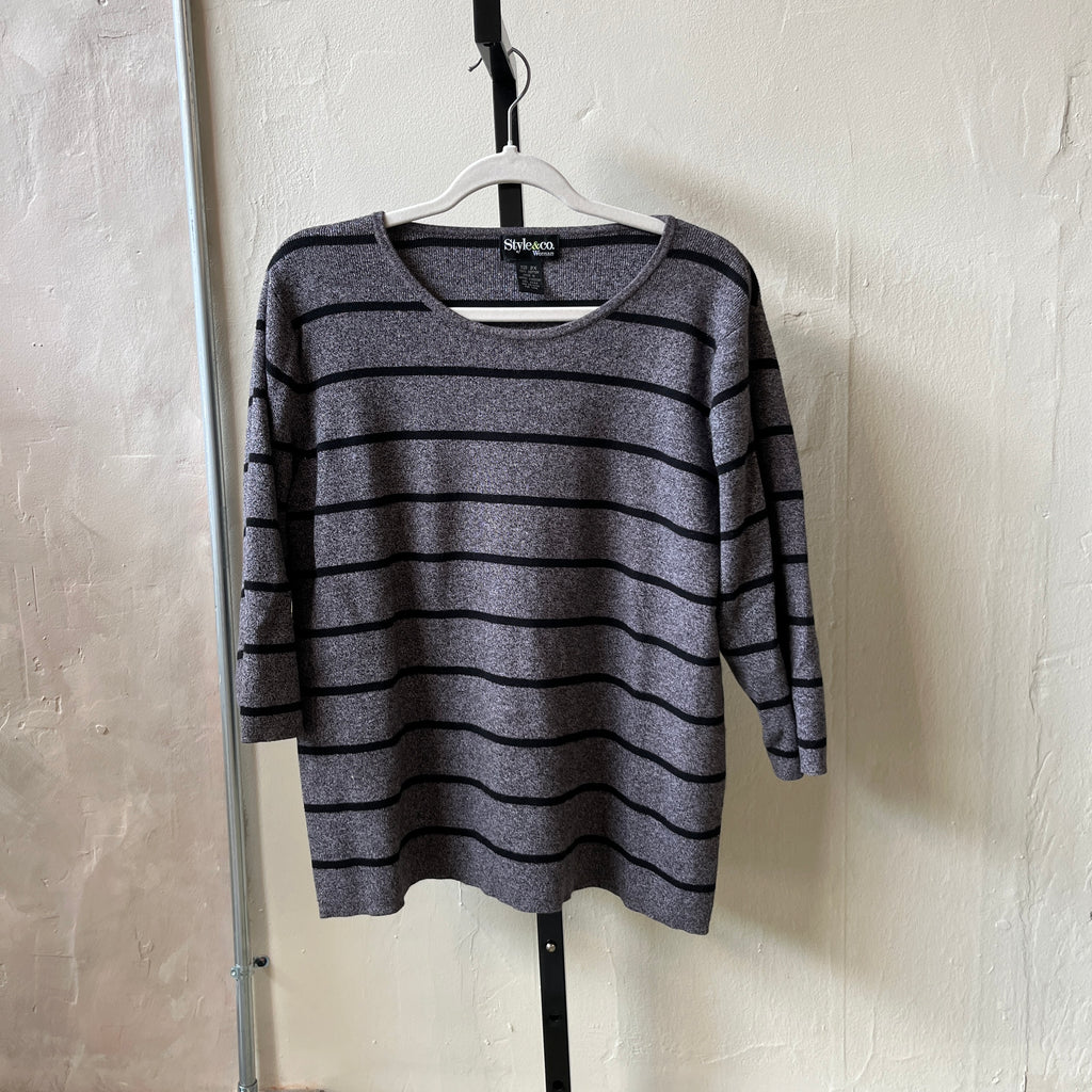 Striped Sweater (2X)