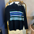 Black Vintage Sweater (M)