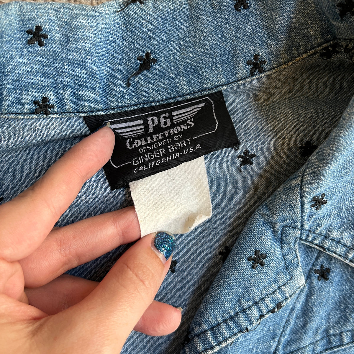 Denim Crop Top (S)