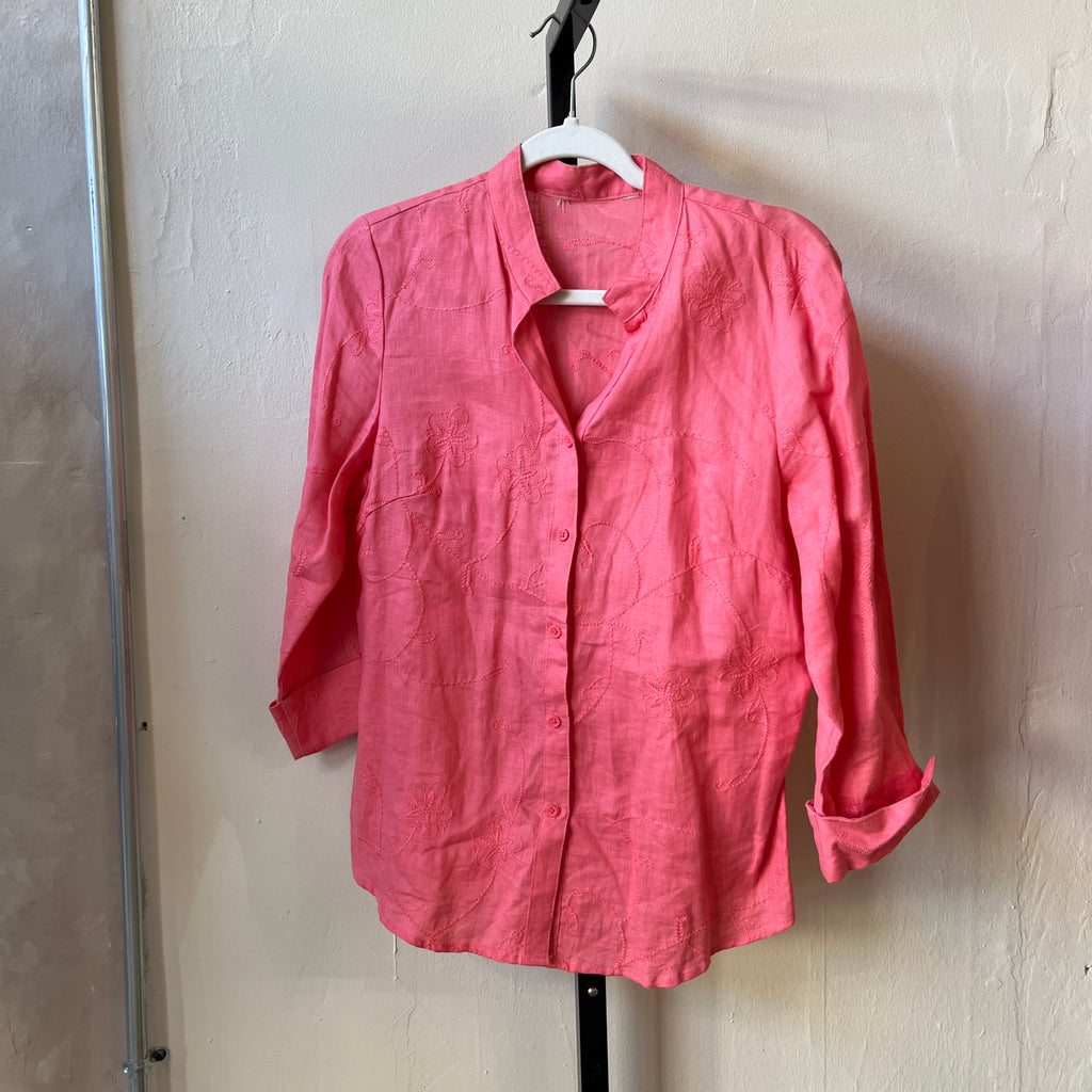 Pink Button Up (S)