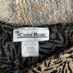 Black & Gold Vintage Shawl (OS)