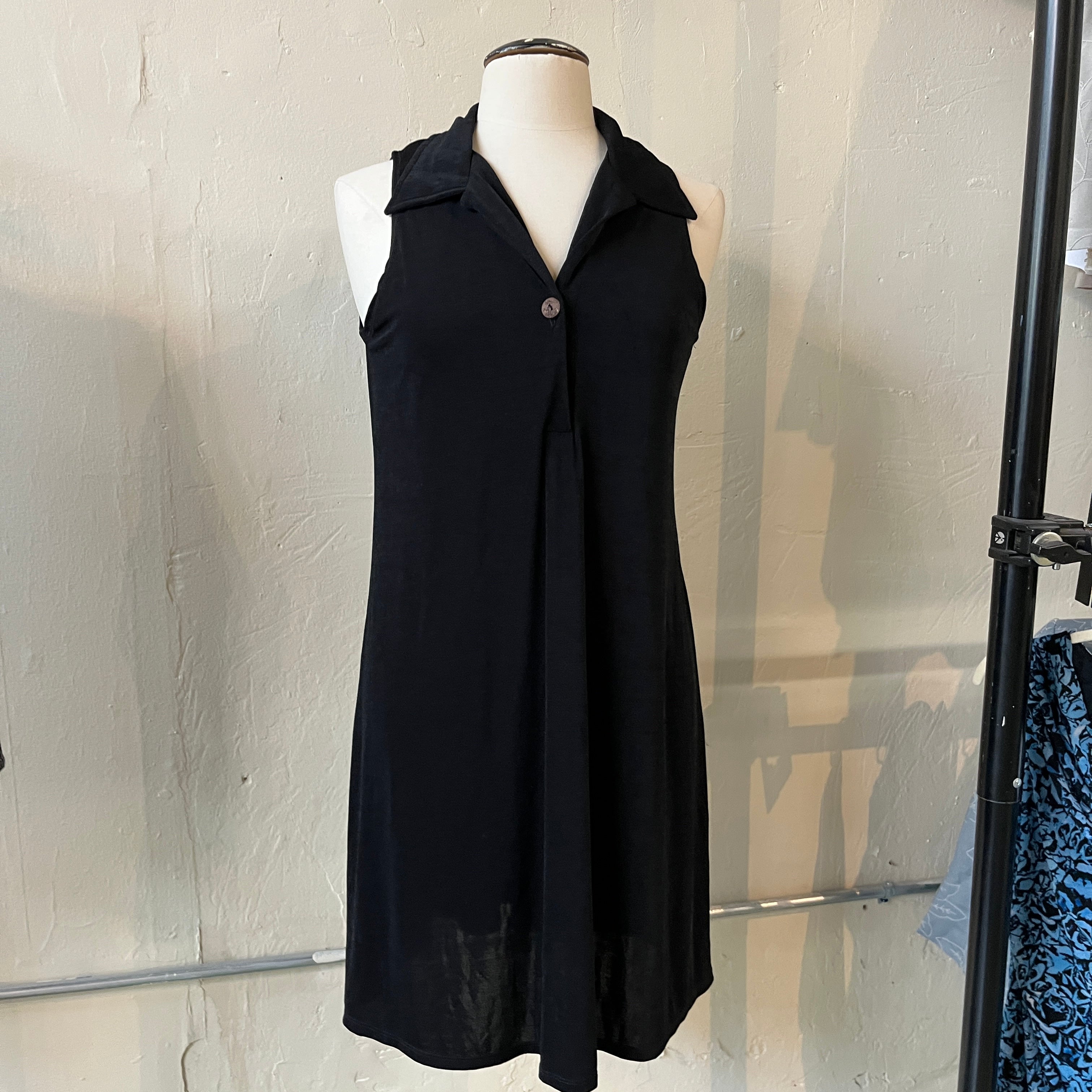 Vintage Black Dress (L)