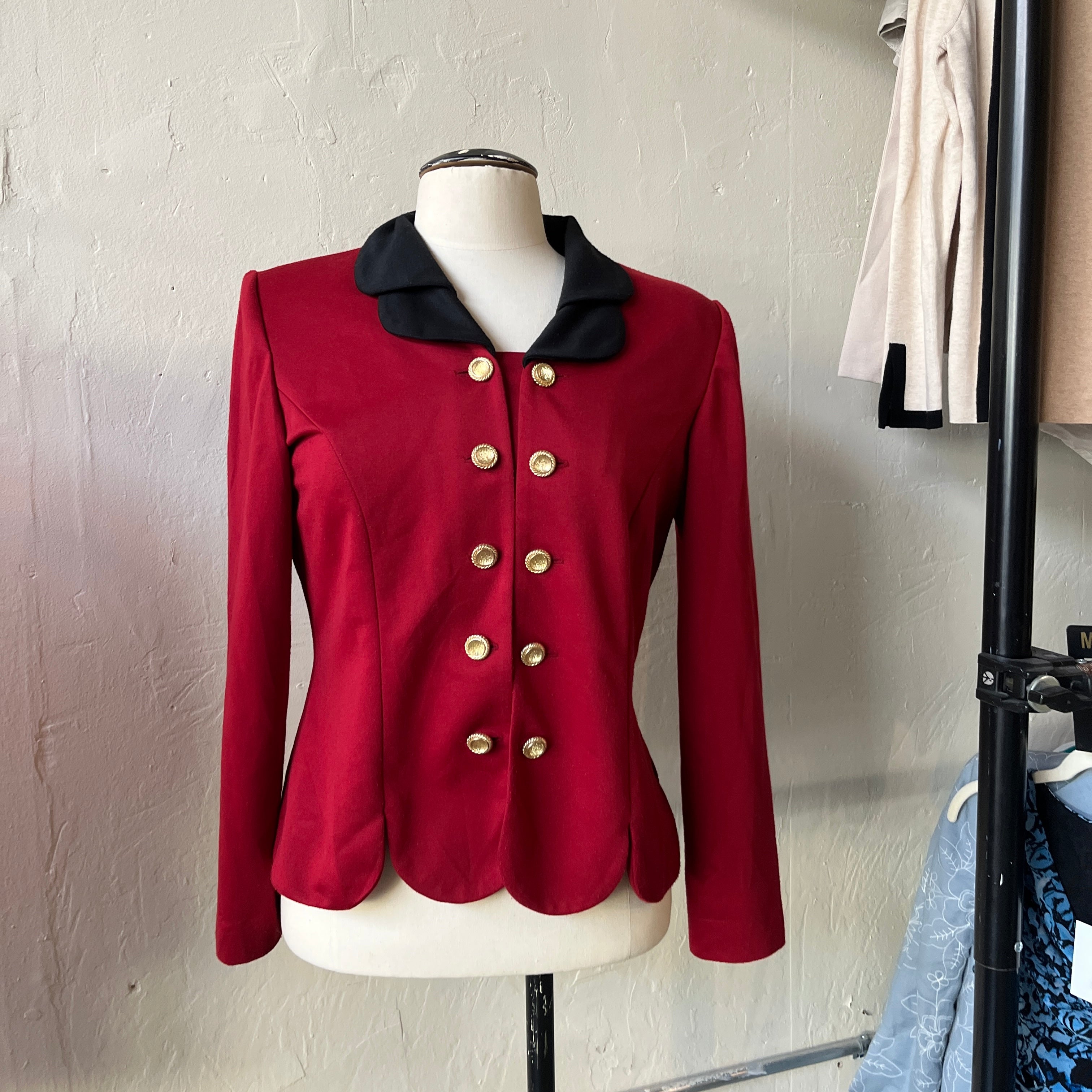 Vintage Red Blazer (10)