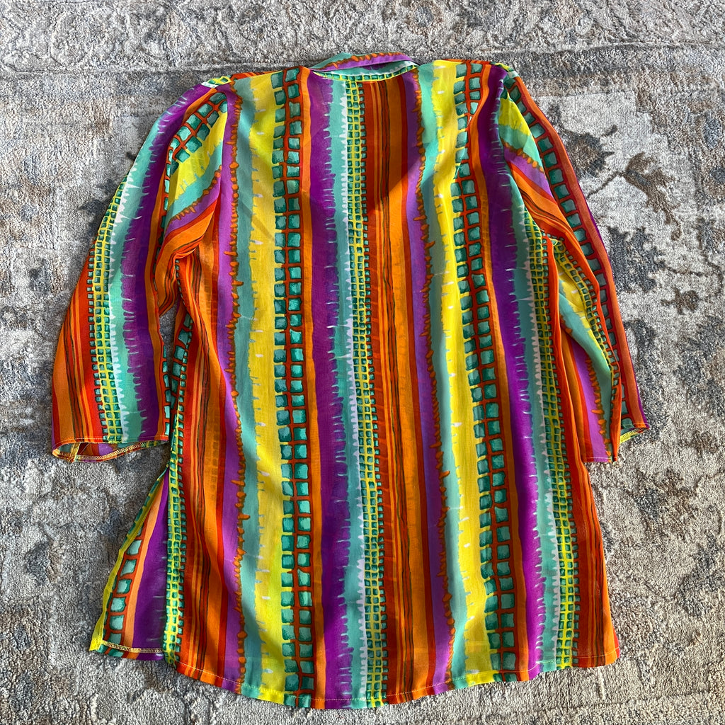 Colorful Button Up (L)