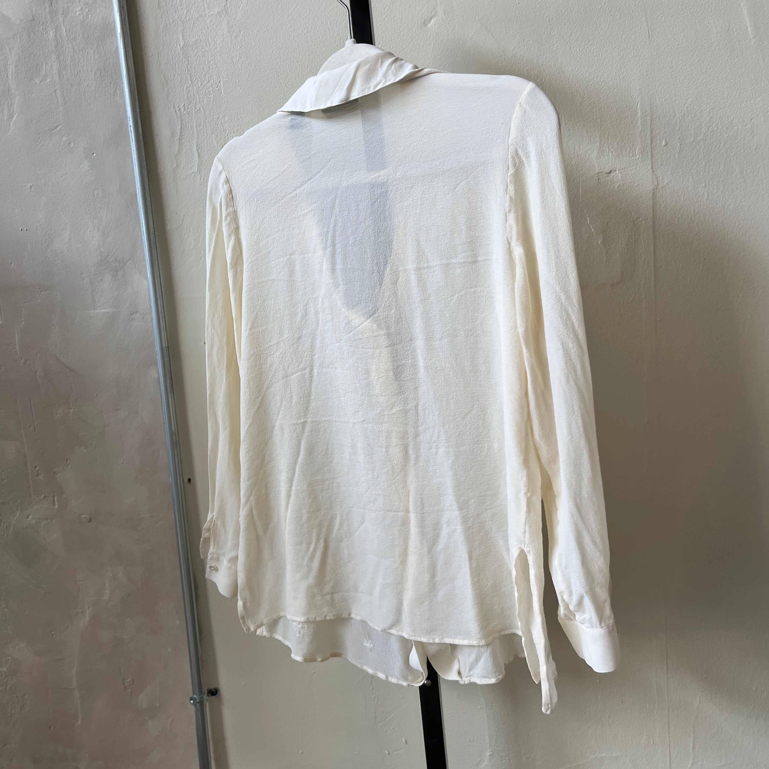 Silk Button Up (M)