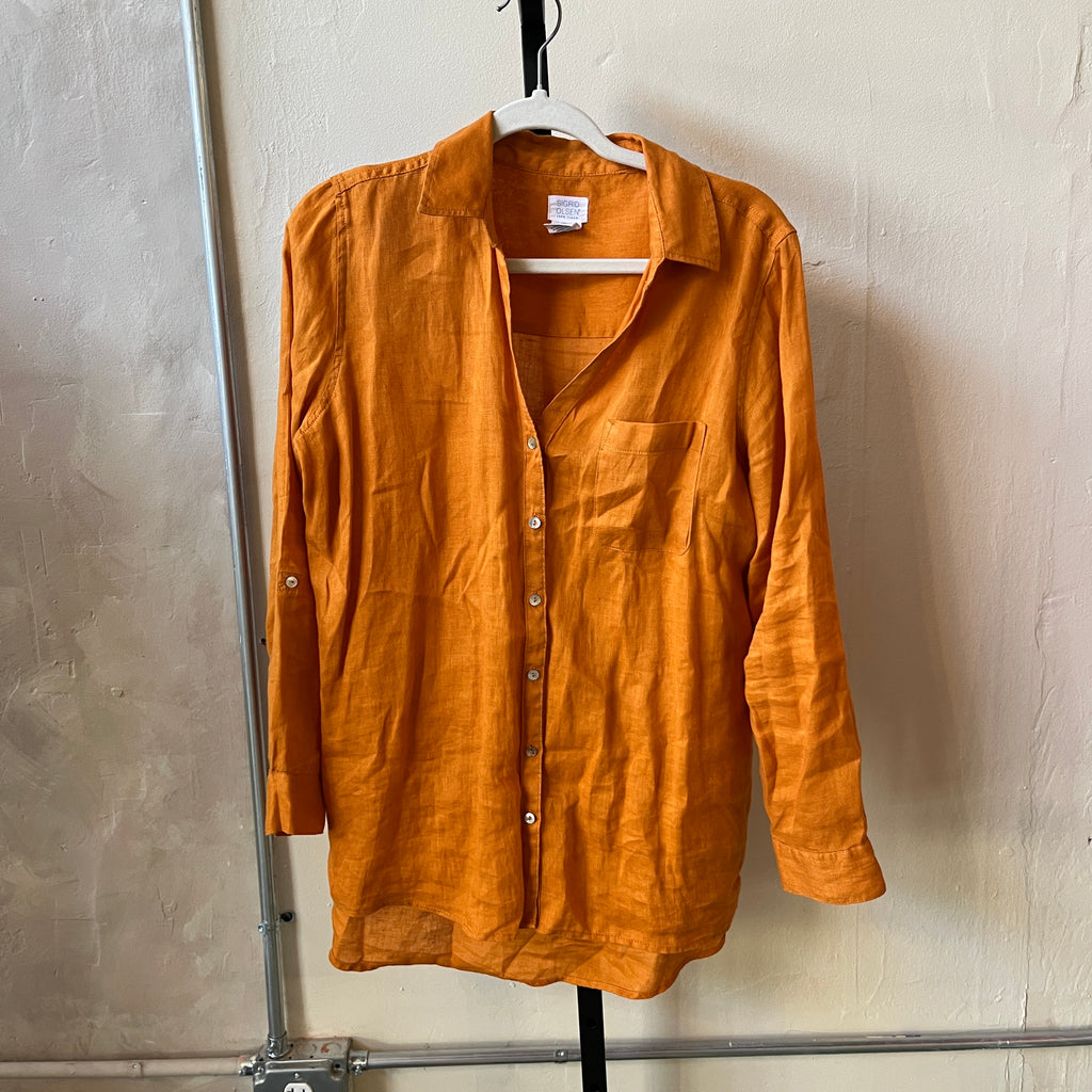 Linen Button Up (M)