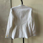 70s White Blazer (S)