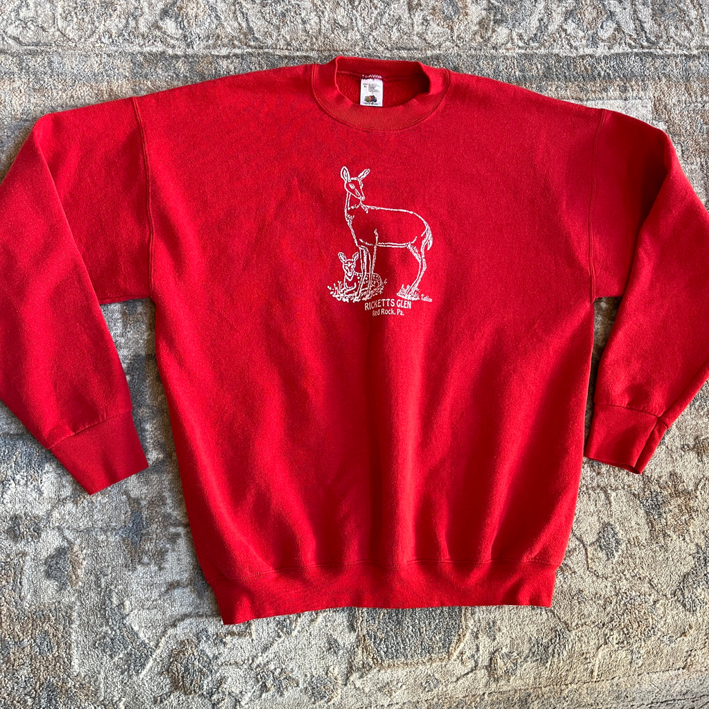 Deer Vintage Sweatshirt (XL)