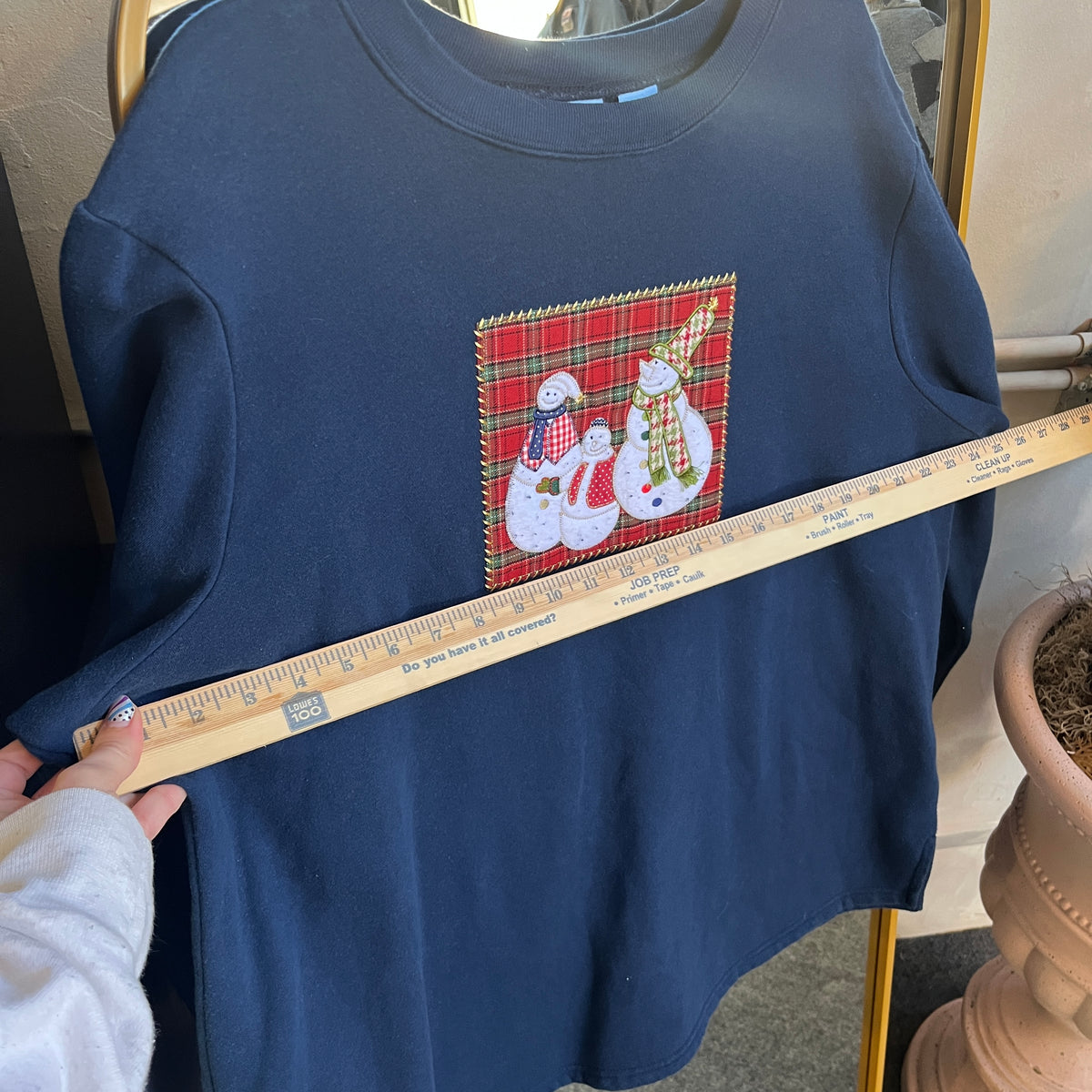 Snowman Sweatshirt (1X)