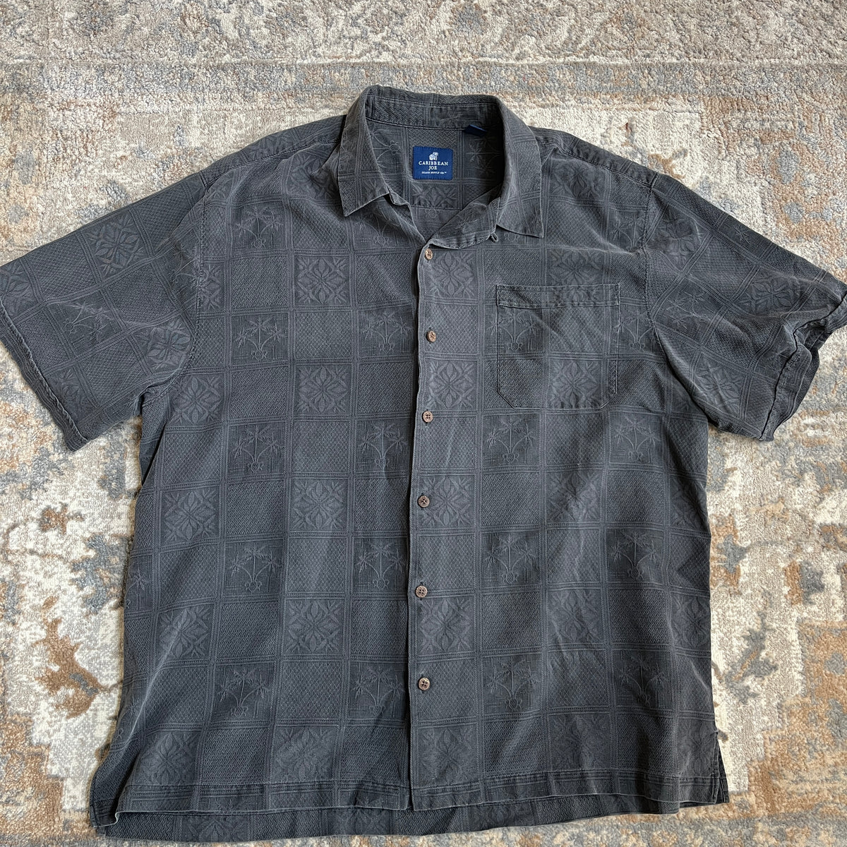 Men’s Silk Button Down (XXL)