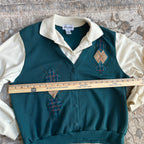 Green Patchwork Sweater (L)