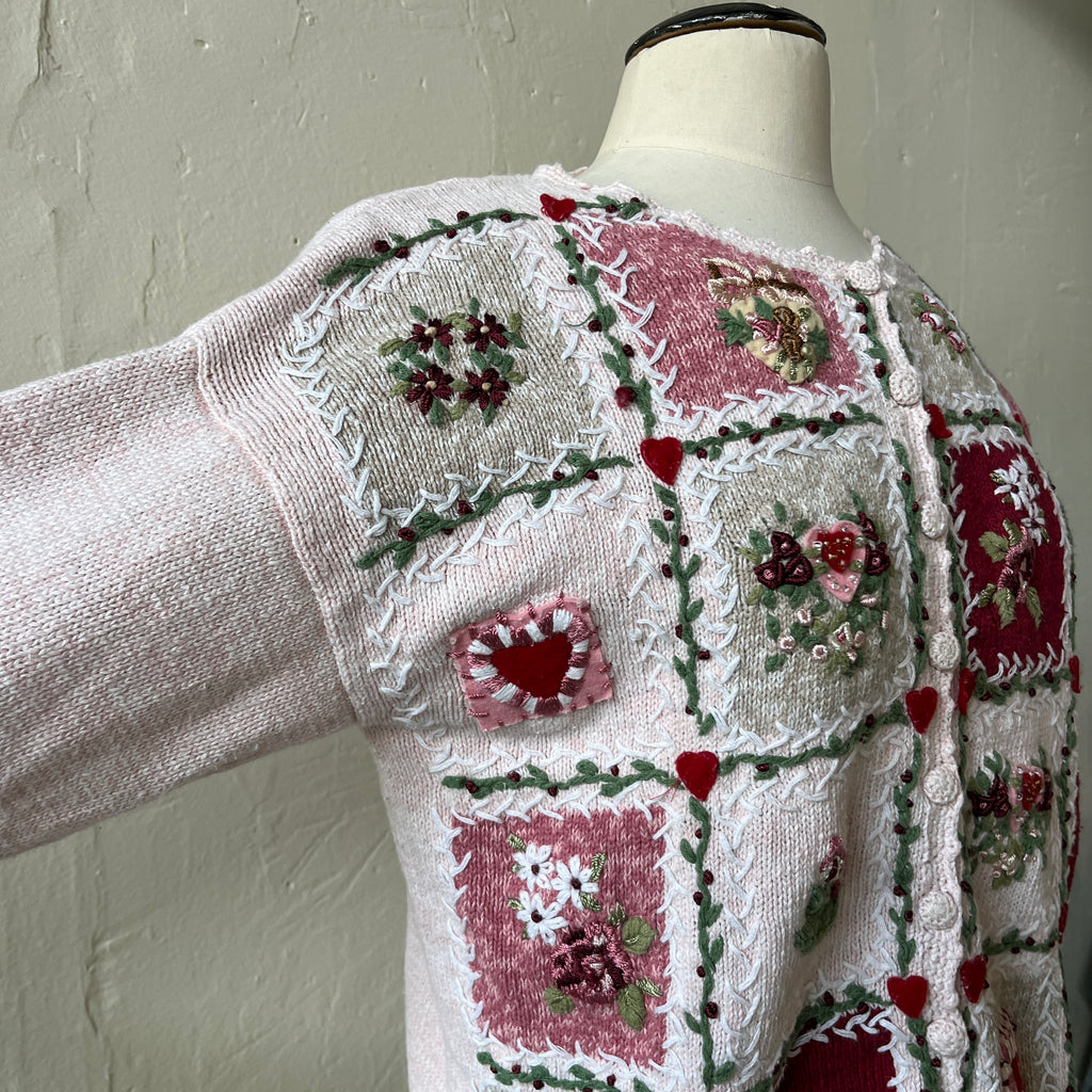 Embroidered Cardigan (L)