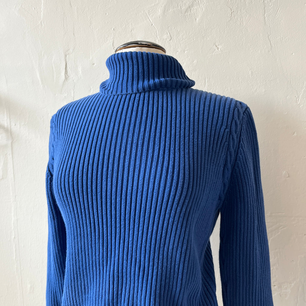 Blue Turtleneck (M)