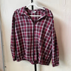 Plaid Zip Up (XL)