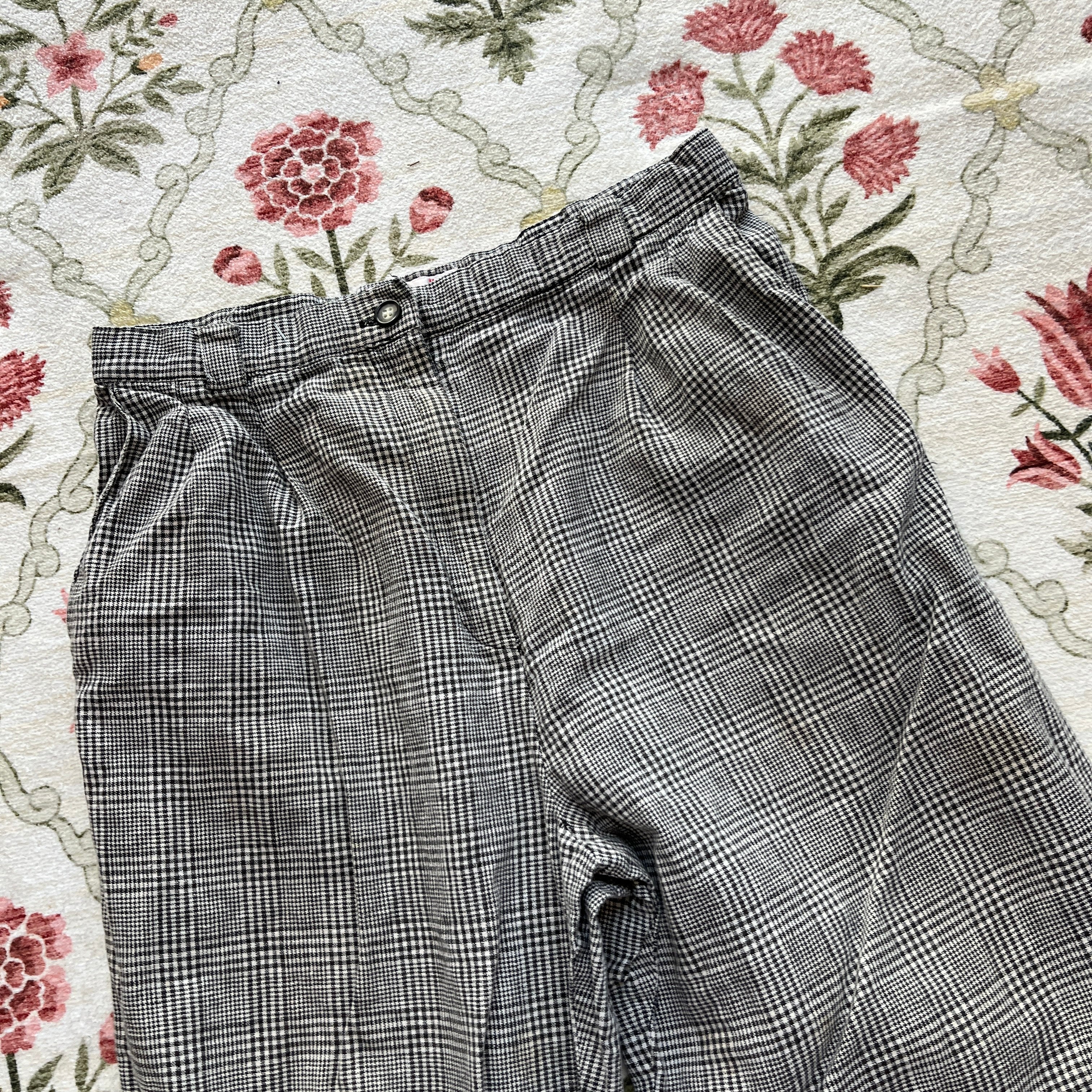 Plaid Pants (28” waist)