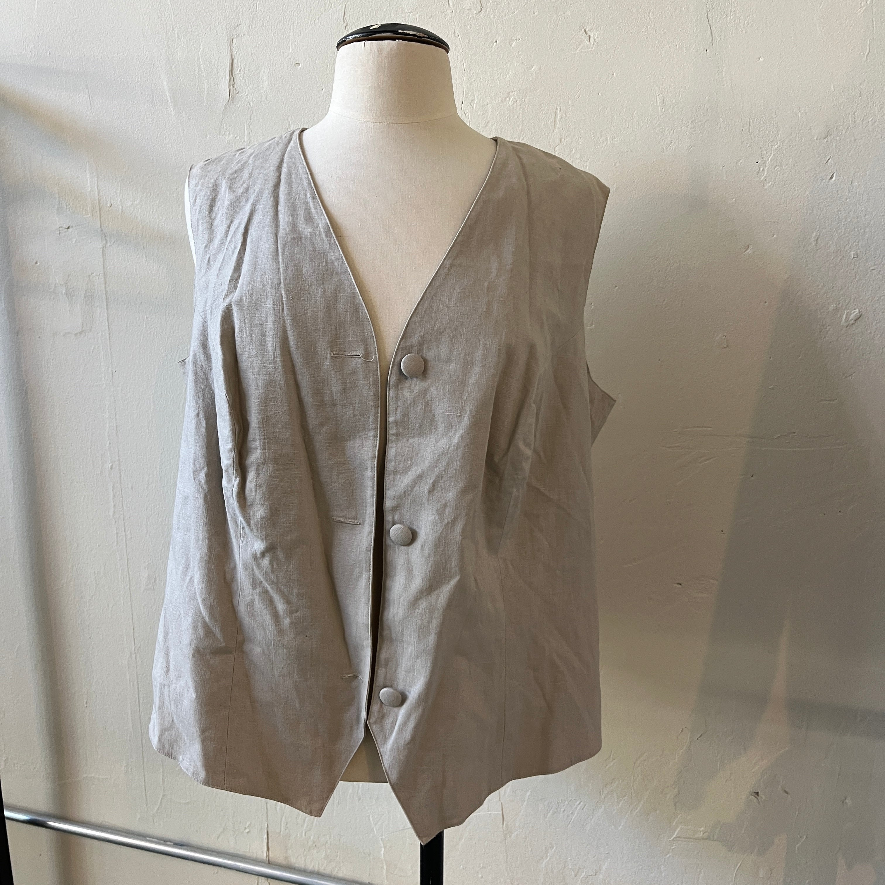 NWT Linen Vest (18W)