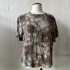 Green Patterned Blouse (M)