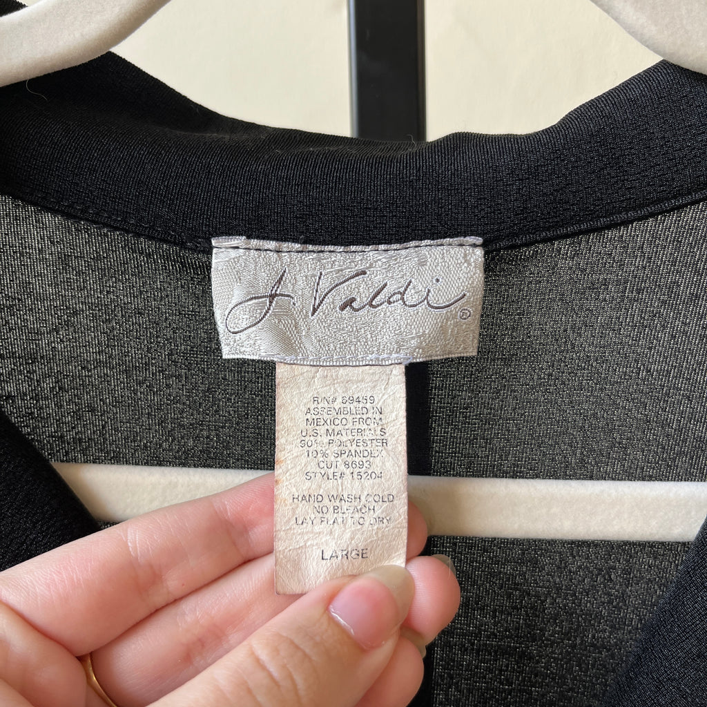 Vintage Black Dress (L)