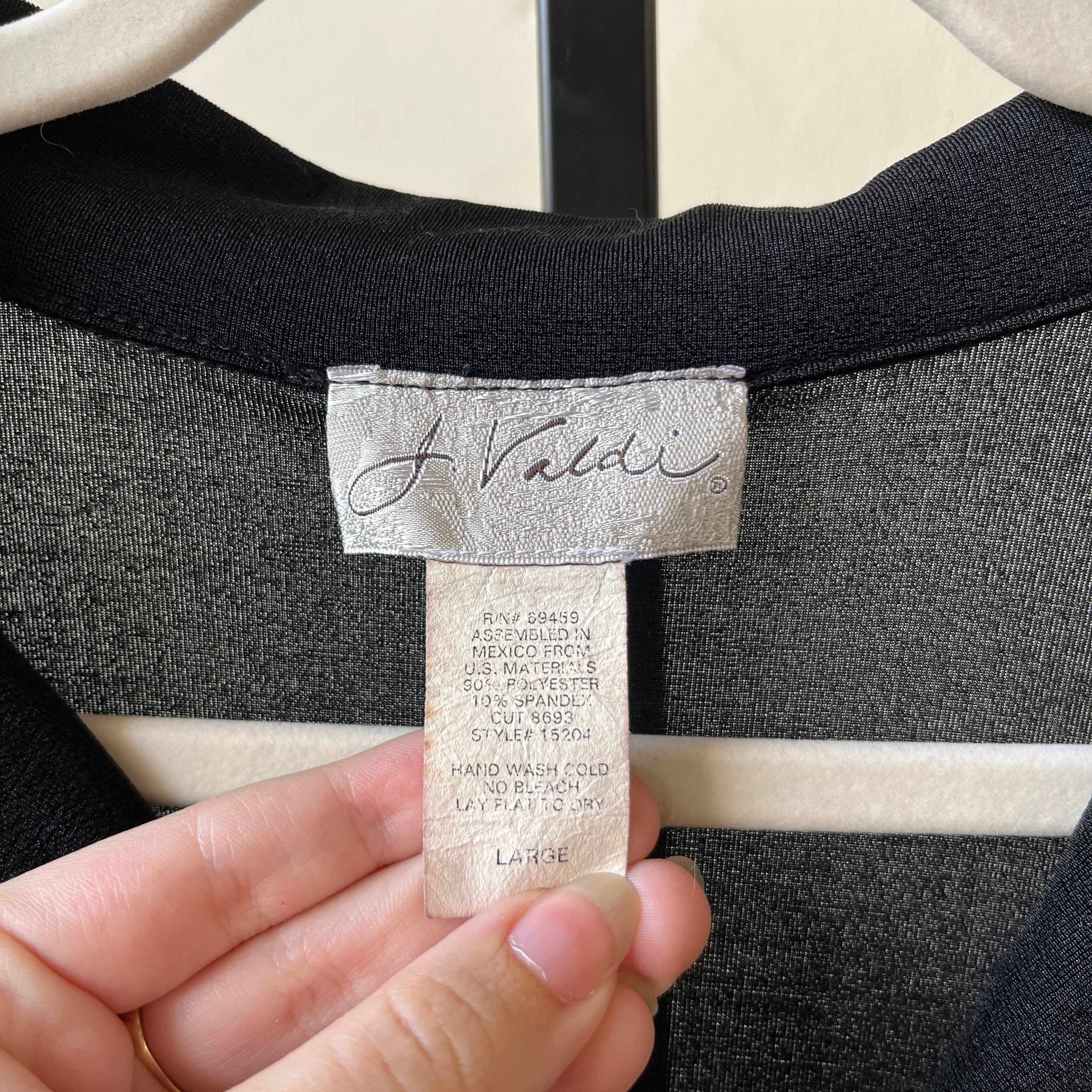 Vintage Black Dress (L)