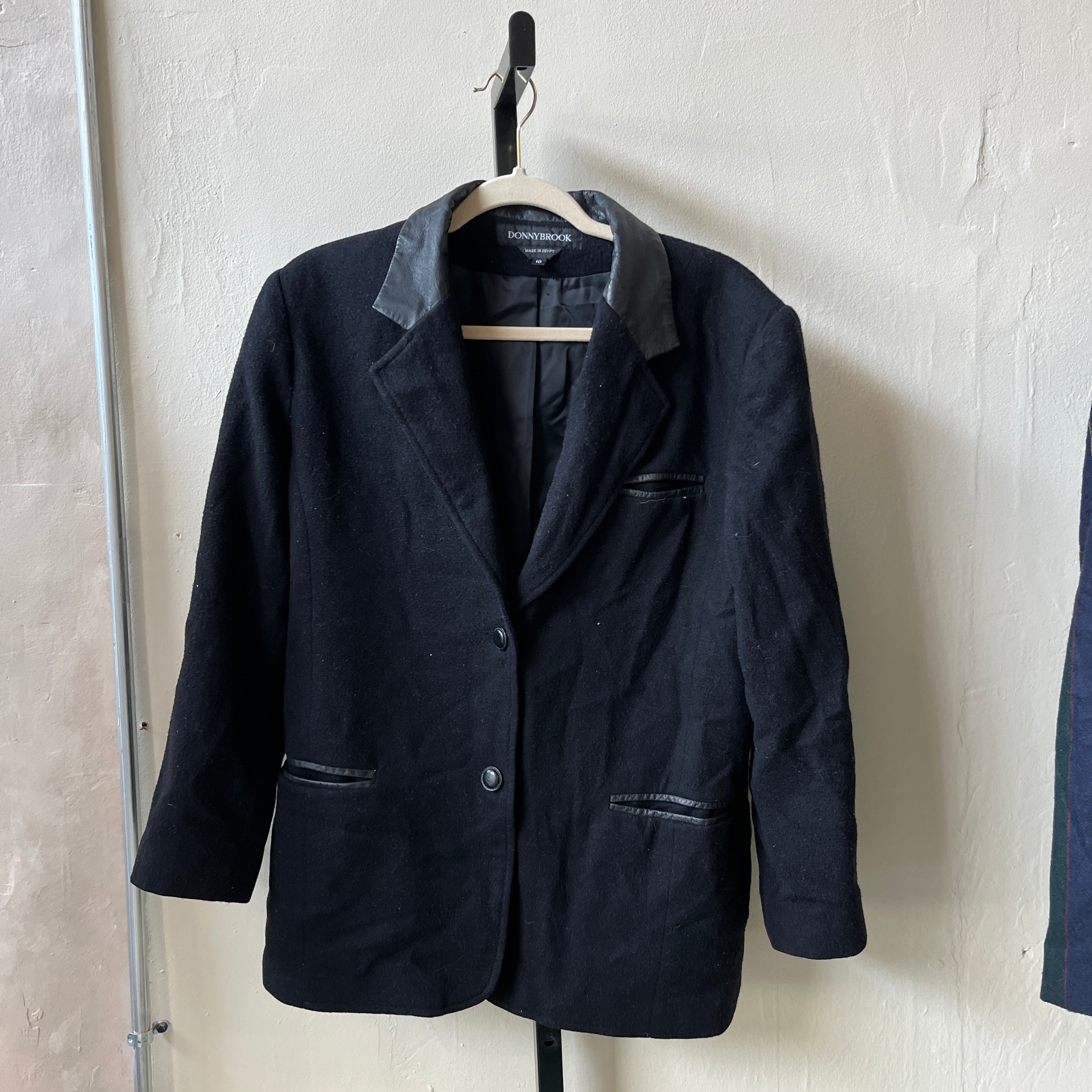 Wool/Leather Blazer (10)