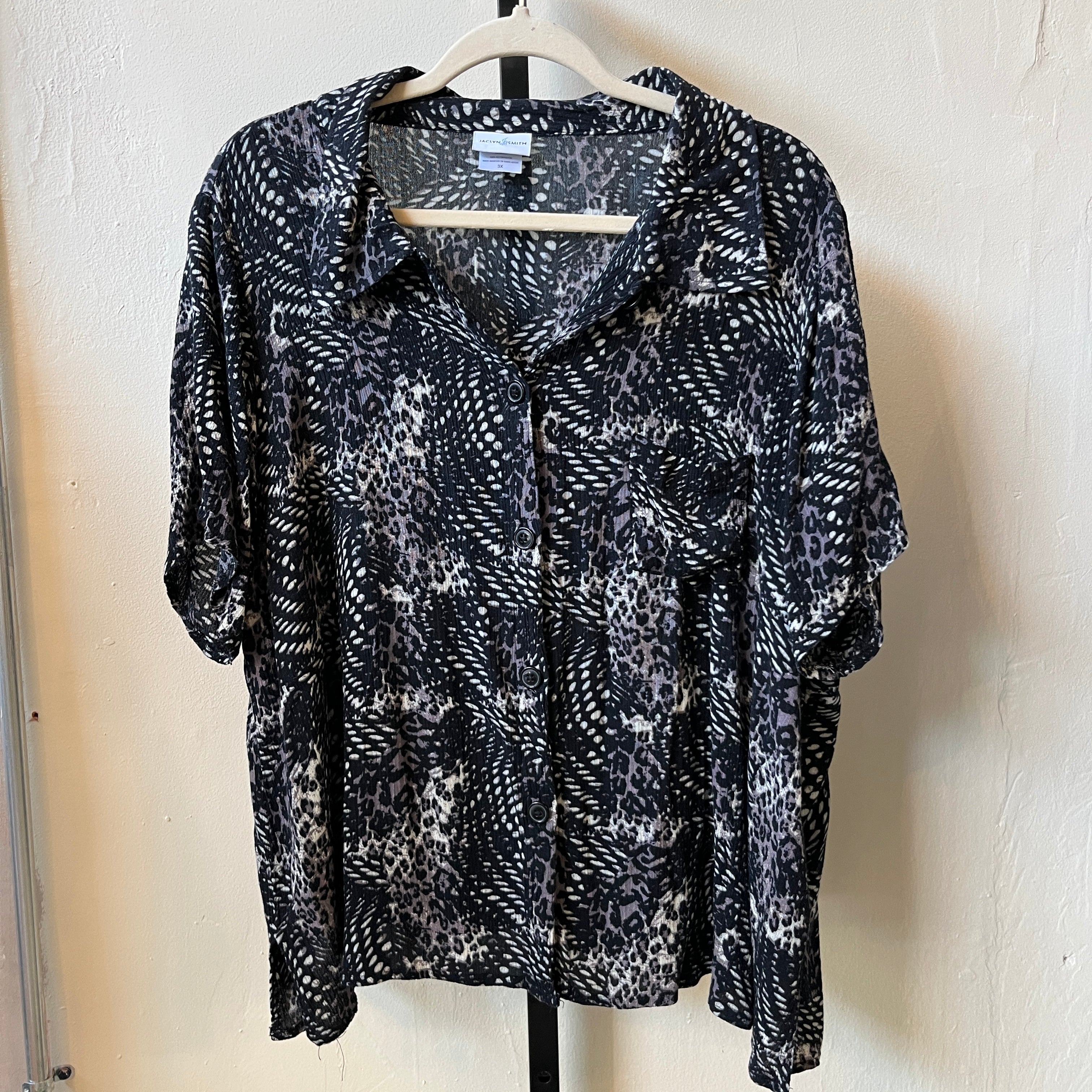 Patterned Top (3X)