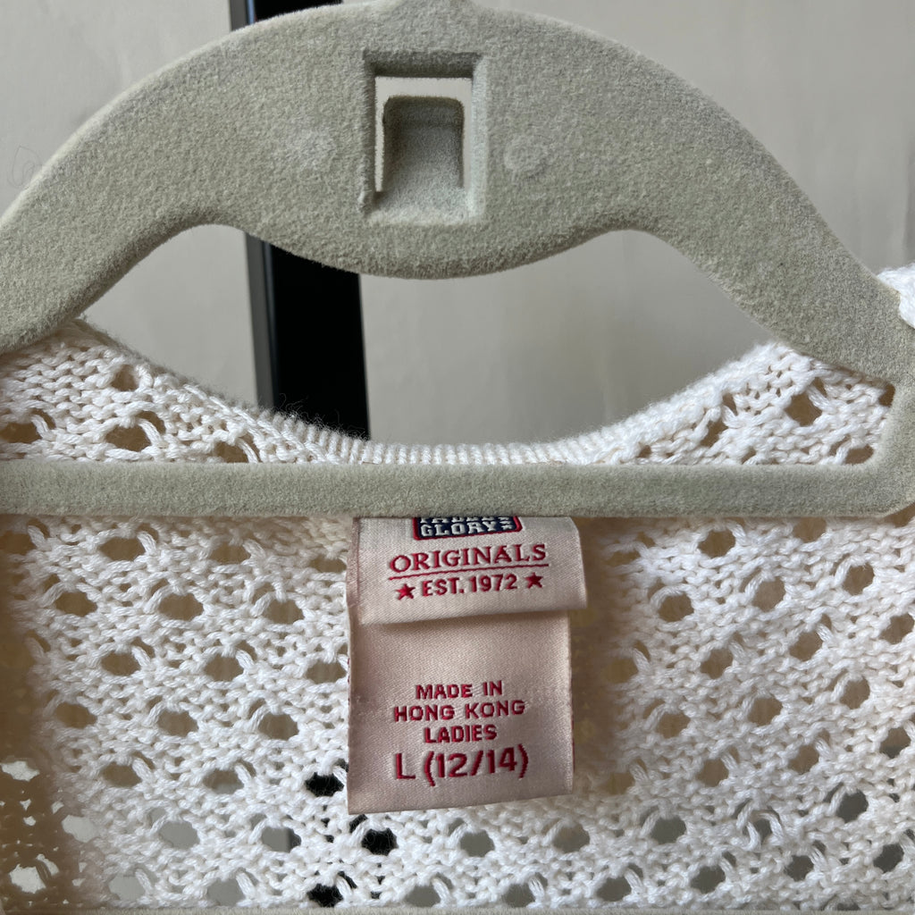 y2k Crochet Cardigan (L)