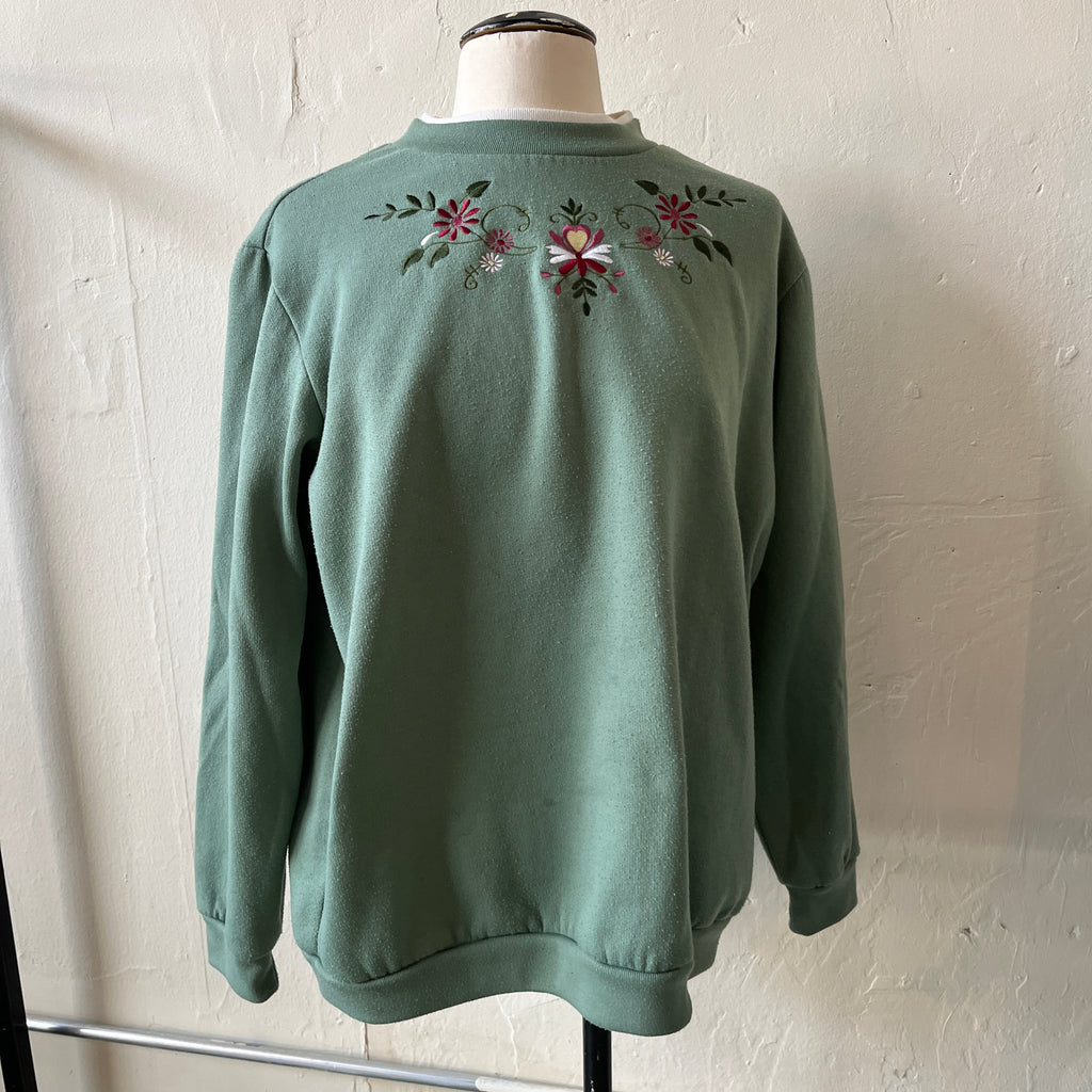 Floral Sweatshirt (XL)