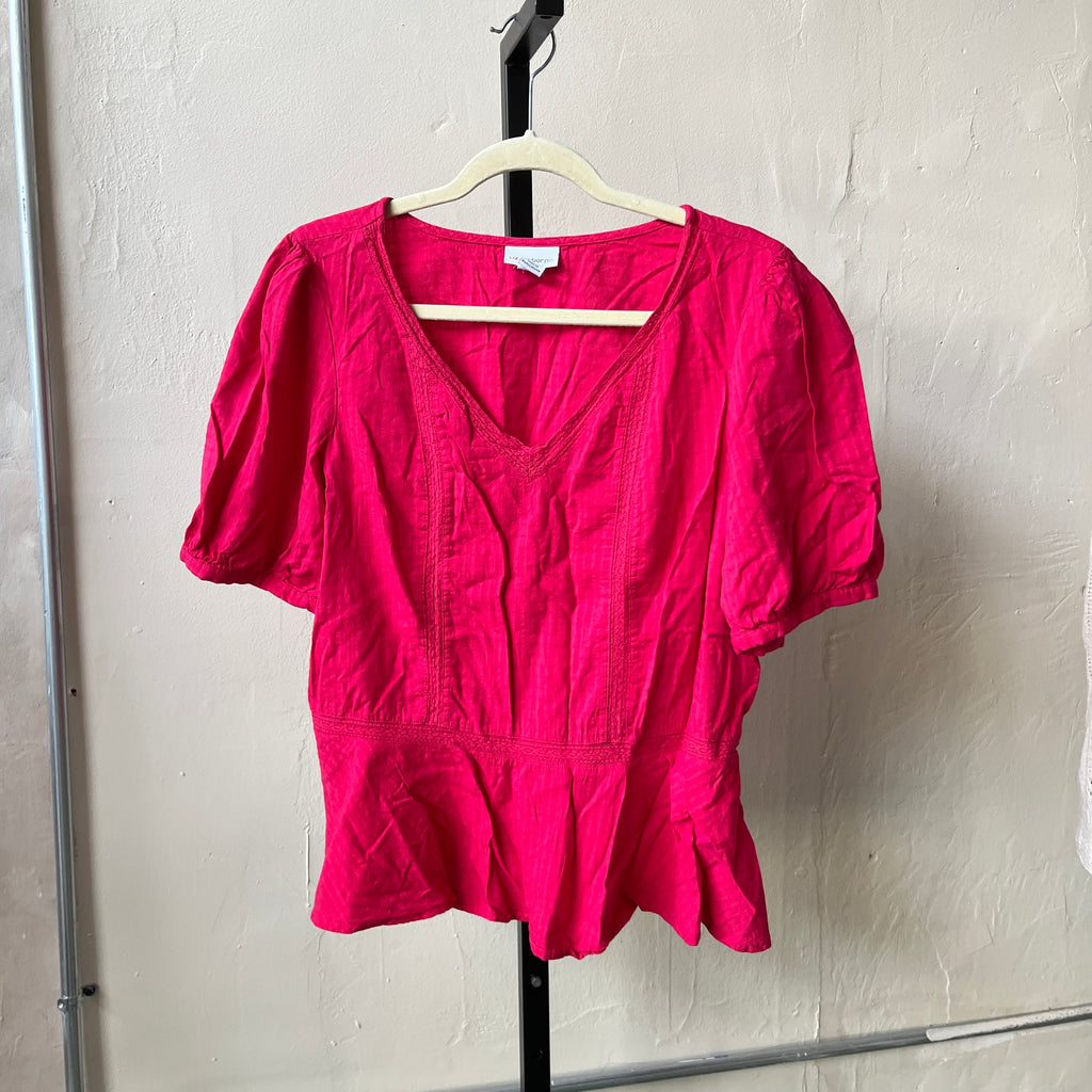 Hot Pink Blouse (M)