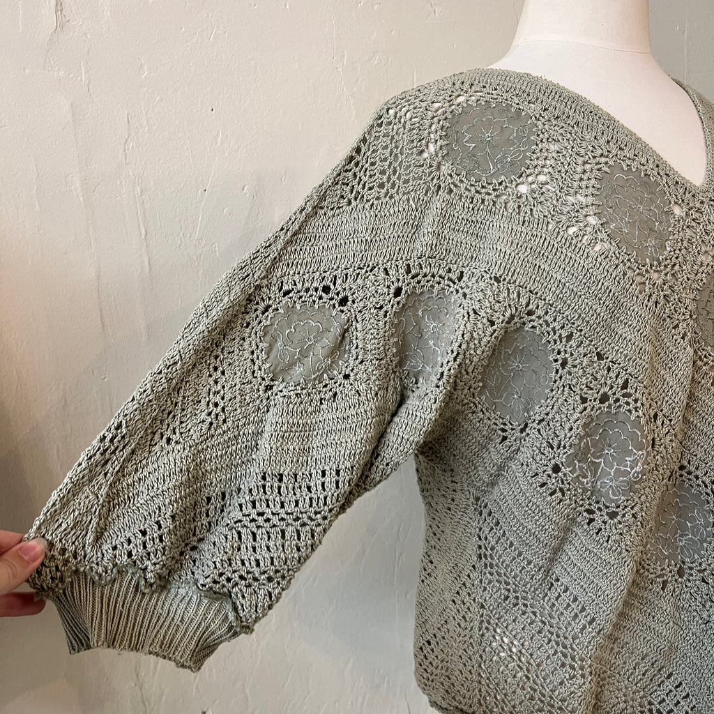 Green Knit Sweater