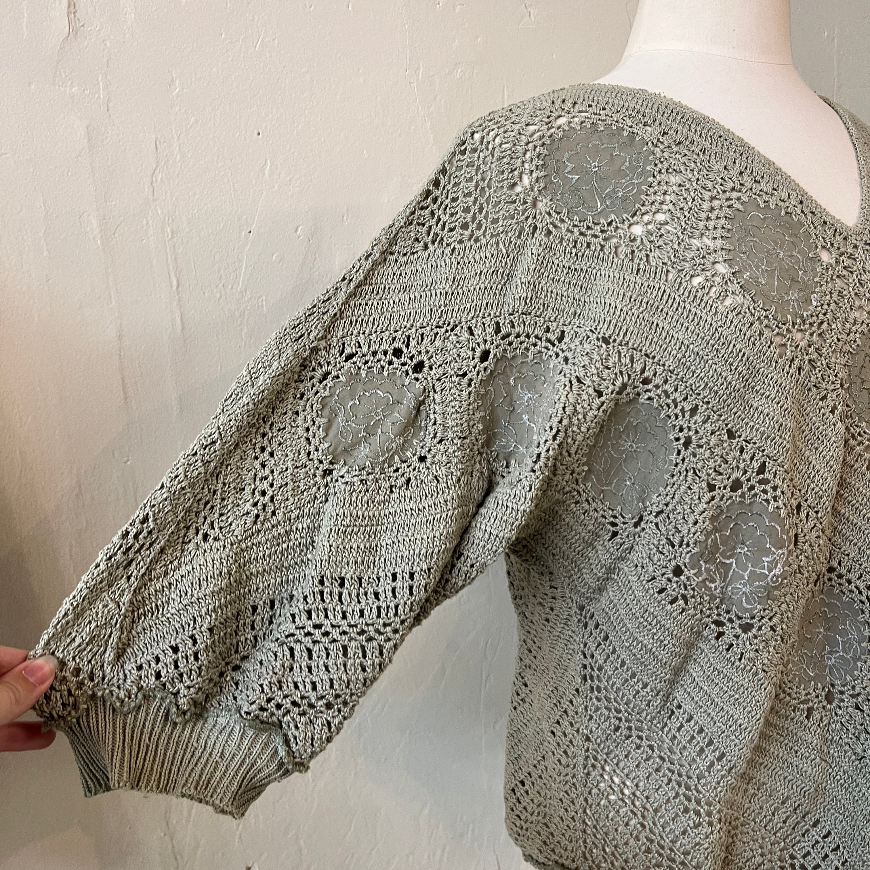 Green Knit Sweater
