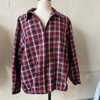 Plaid Zip Up (XL)