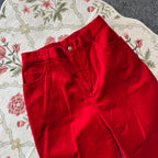 Red Velvet Jeans (28” waist)