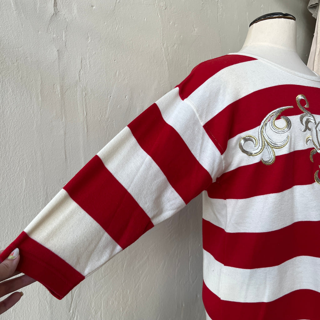 80s Striped Shirt (L)