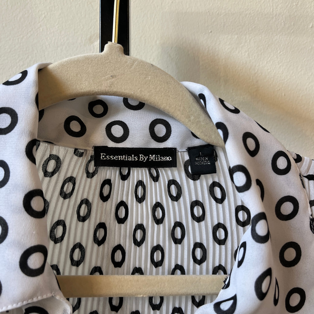 Polka Dot Button Up (L)